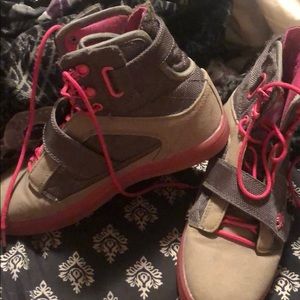 Vlado Gray and pink high tops